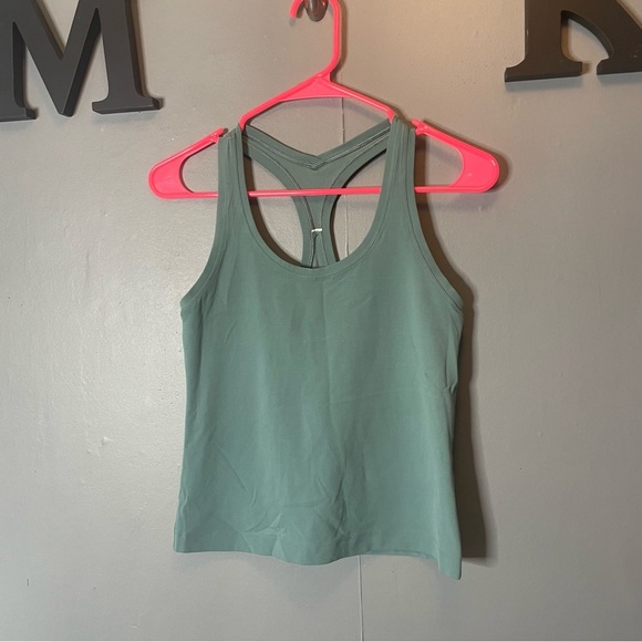 Lululemon Cool Racerback Tank Top *Nulu Tidewater Teal size 4/6 - Picture 12 of 12
